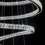 Eletto Olimpia EL330P140 LED Люстра хрустальная с пультом Хром