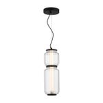5409/20L HIGHTECH ODL_EX24 37 черный/прозрачный/металл/стекло/акрил Подвес LED 20W 3000K 1480Лм JAM