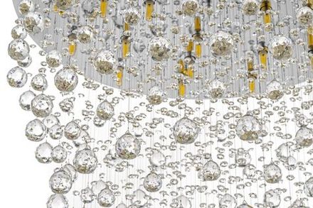 Подвесная хрустальная люстра Arti Lampadari Flusso H 1.4.80.615 N