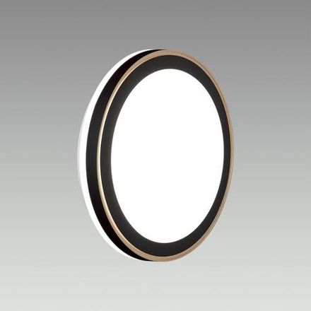 7620/DL PALE SN 046 Светильник пластик/белый/черный/медный LED 48Вт c ДУ 3000-4200-6300К D390 IP43 пульт ДУ AKUNA