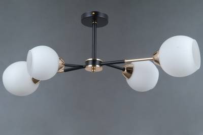 IL0715-4CSQ-24 BK GD LIBRA светильник потолочный