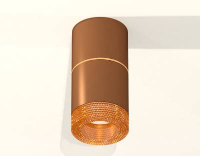 Комплект накладного светильника с композитным хрусталем XS7404062 SCF/CF кофе песок/кофе MR16 GU5.3 (C7404, A2072, C7404, N7195)