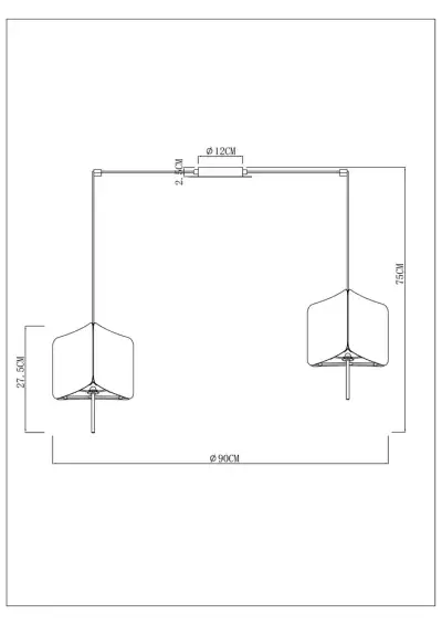 Подвесная люстра Arte Lamp TRIXIE A7084SP-8BK, 8хE14