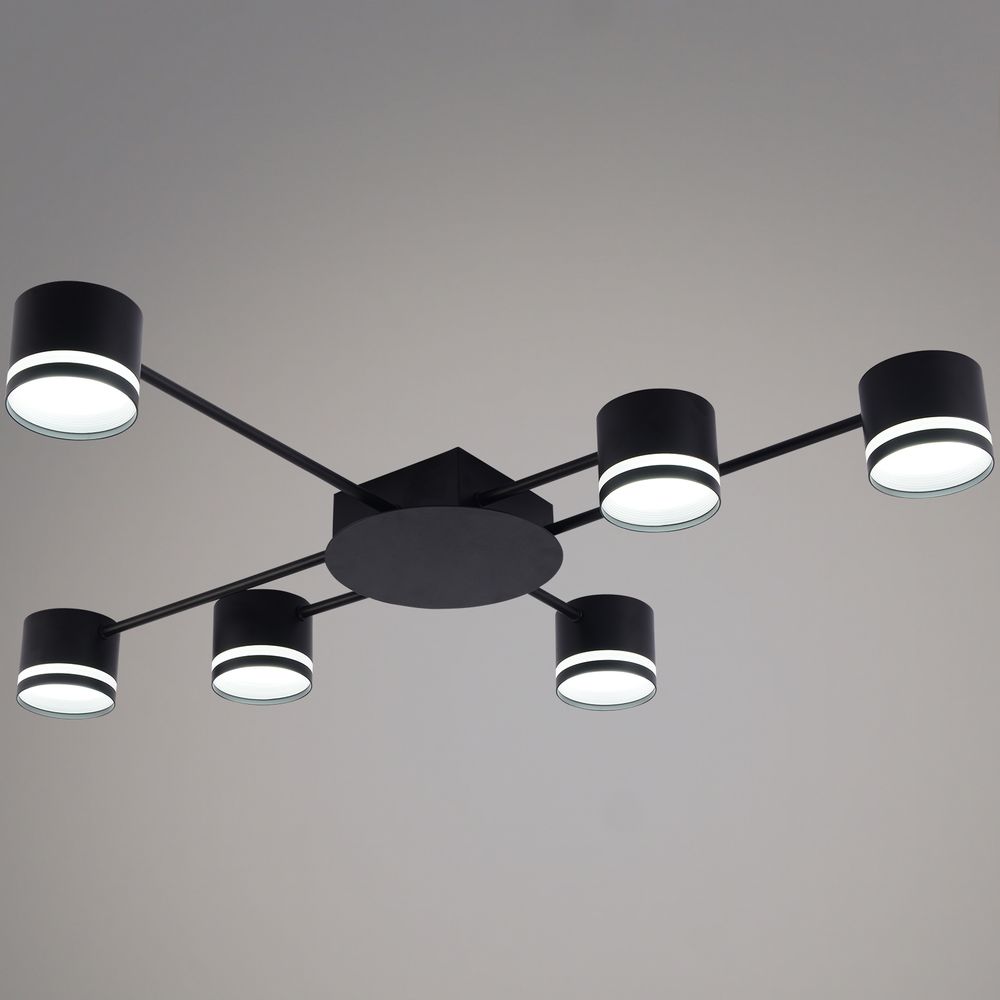 56730-0.3-06 GX53 BK светильник потолочный