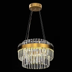 Citilux Sheldon CL339143 LED Люстра хрустальная с пультом Бронза