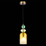 SL2000.213.01 Подвес ST-Luce Золотистый/Янтарный E14 1*40W