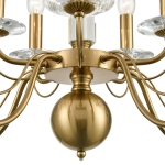 8033/10 CLASSI LN26 080 медь, металл/стекло Люстра подвесная Е14 10*40W 220V INCANTO
