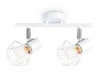 Накладной светильник TR8628/2 WH/CH белый/хром E27*2 max 40W 260*91*175