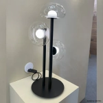 Настольная лампа Crystal Lux BOSQUE LG3 BLACK/TRANSPARENT 0270/503