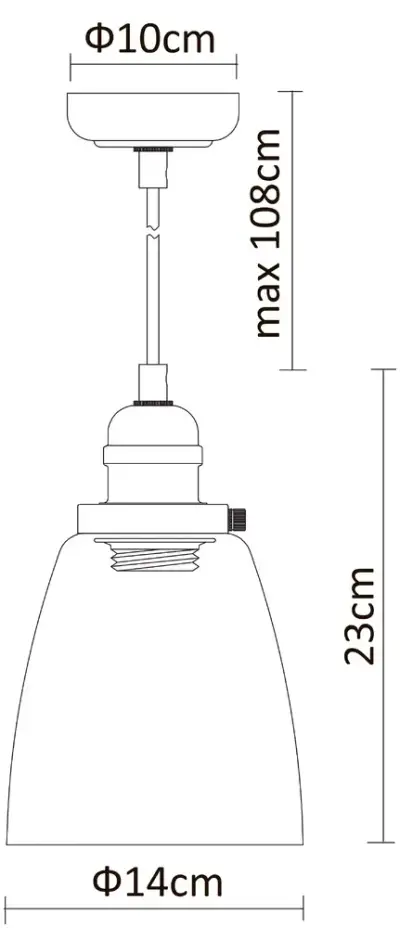 Подвесной светильник Arte Lamp TRENTO A9387SP-1CC, 1хE27