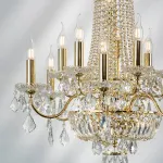 700162 Люстра подвесная CLASSIC 16х60W E14 ЗОЛОТО Lightstar