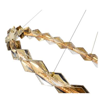 SL6009.213.01 Люстра подвесная ST-Luce Золотистый/Прозрачный,Янтарный LED 1*30W 3000K