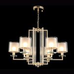 Люстра Crystal Lux NICOLAS SP-PL6 GOLD/WHITE 3401/306