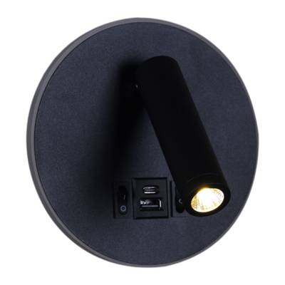 86203-9.2-001KT LED12W+USB BK светильник настенный