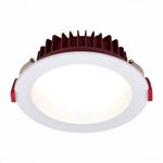 ST752.548.12 Св-к встр. Белый LED 1*12W 4000K 960Lm Ra80 100° IP44 D115xH47 100-240VV