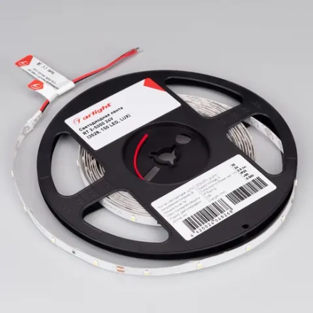 Светодиодная лента RT-A30-8mm 24V Cool 8K (2.9 W/m, IP20, 2835, 5m) (Arlight, 2.9 Вт/м, IP20)