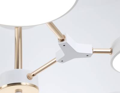 Светильник светодиодный подвесной FL516333/6 WH/FGD белый/золото 108W 3000-6000K D780*210 (без ПДУ)