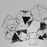 5087/56L L-VISION ODL25 293 черный хром/металл Люстра LED 56W 4000K 3360Лм TRELLIS