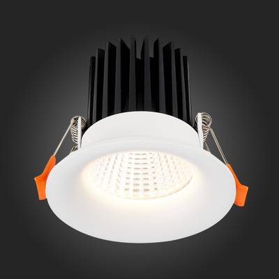 ST703.538.10 Св-к встр. Белый LED 1*10W 3000K 900Lm Ra&gt;90 38° IP20 D85xH75 170-240V
