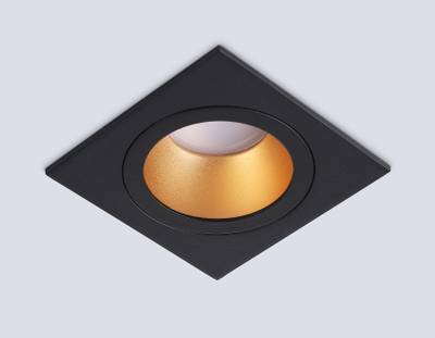 Светильник встраиваемый TN102829 BK/GD черный/золото GU5.3 92*92*50