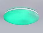 Потолочный светодиодный светильник с пультом FZ418 WH белый IP20 66W 3000K-6500K+RGB D480*65 (ПДУ ИК)