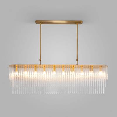 Умная подвесная люстра со стеклянным рассеивателем 488/10