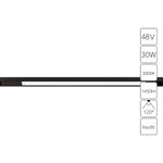 Магнитный трековый светильник Arte Lamp OPTIMA A7285PL-1BK, LED