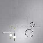 Подвесной светильник Arte Lamp POLARIS A2610SP-85BK, 1хLED