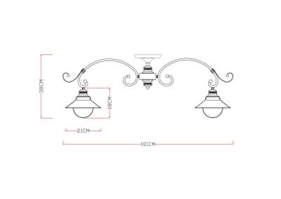 Потолочная люстра Arte Lamp GRAZIOSO A4577PL-8CK, 8хE27