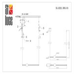 SL1222.203.01 Светильник подвесной ST-Luce Золотистый/Золотистый, Белый LED 1*18W 4000K