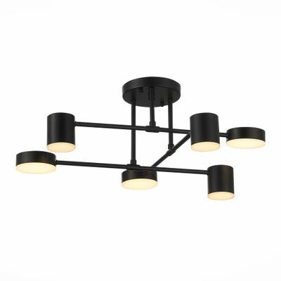 SLE201042-06 Люстра потолочная Черный/Черный LED 6*7W 4000K