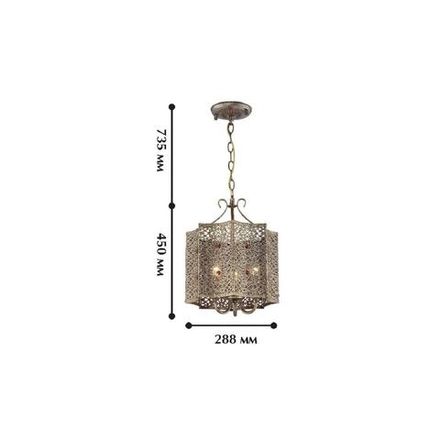 Подвесная люстра Bazar 1624-3P. ТМ Favourite