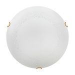 7602/BL SNOK SN Светильник стекло/белое/золото LED 24Вт 4000K D300 IP20 AMMONITE