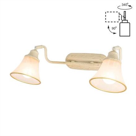 Citilux Прованс CL511524 Спот поворотный Белый с патиной