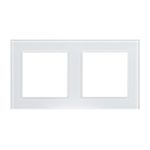 Рамка стеклянная FRM-GLARE-GS-2-WH (Arlight, -)