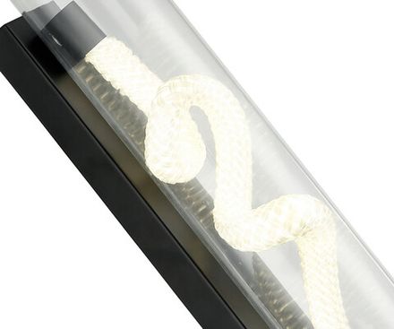 08490,19 Бра Агнеса черный d8 h38 Led 20W (4000K)