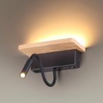 3868/8WL HIGHTECH ODL19 406 св.дерево/дерево Настен. светильник LED 8W 560Лм 3000К USB зарядка WOODY