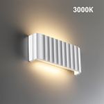 359401 OVER NT24 000 белый Светильник настенный с переключателем цв.температуры IP20 LED 8W 220V 3000/4000/6000K YESO