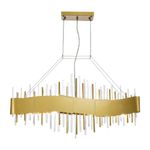 SL1633.213.08 Люстра подвесная ST-Luce Матовое золото/Матовое золото,Прозрачный E14 8*40W