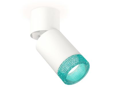 Комплект накладного поворотного светильника XM6312063 SWH/WH/BL белый песок/белый/голубой MR16 GU5.3 (A2220, C6312, N6153)