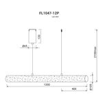 Подвесной светильник Charme FL1047-12P, LED