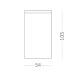 ST111.507.01 Светильник потолочный Белый GU10 1*50W  D54xH105 220V Без ламп