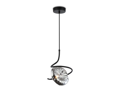 Светильник подвесной LH15001 BK/SM черный/дымчатый G9 max 40W D190*1400