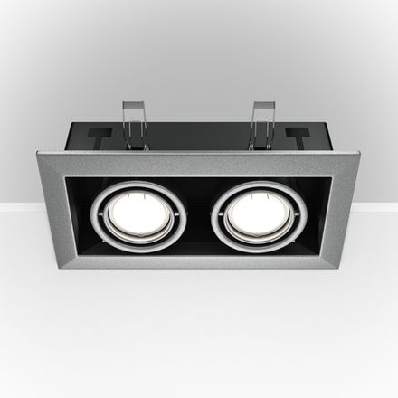 Встраиваемый светильник Metal Modern GU10х2, DL008-2-02-S. TM Maytoni