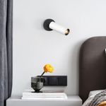 Настенный светодиодный светильник в стиле минимализм 20133/1 LED белый/черный