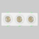 Светильник встроенный Crystal Lux CLT 002C3 WH V2 1400/238N