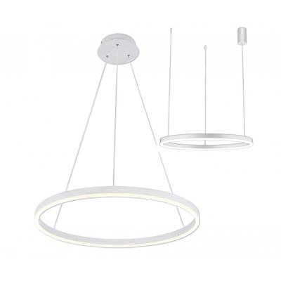 08214,01A(4000K) Подвес Тор белый d80 h150 Led 45W (4000K) 2 типа крепления