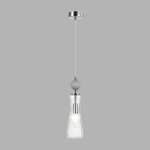 8269/1A NEOCLASSI LN26 160 хром/серый/прозрачный, металл/керамика/стекло Подвес Е14 1*40W 220V EMILY