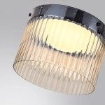 5047/24LC L-VISION ODL24 439 черный/светл.янтарный/металл/стекло Потолочный светильник LED 24W 4000К 2715Лм PILLARI