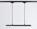 Светильник светодиодный трековый GL6785 BK черный LED 24W 3000K 600*22*1025